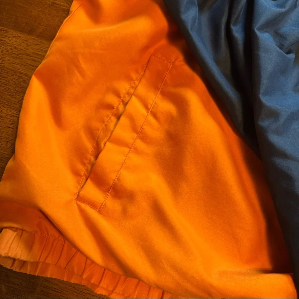 Vintage Illinois Fighting Illini XL 58 Sports NCAA Pullover 90s Pockets - Picture 4 of 8